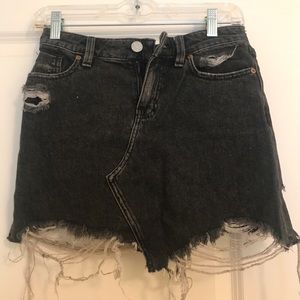 Dark jean skirt